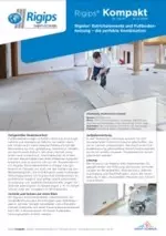 Rigidur® Estrichelemente und Fußbodenheizung