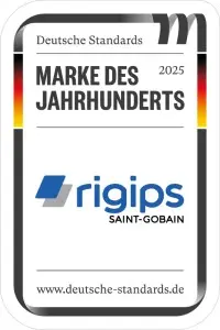 Rigips Marke des Jahrhunderts 2025 Rigips Marke des Jahrhunderts 2025