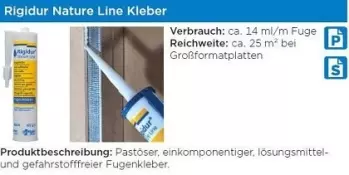 Rigidur Nature Line Kleber Rigidur Nature Line Kleber