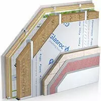 Glasroc X Profiltechnik WDVS mit zusaetzlicher Installationsebene Glasroc X Profiltechnik WDVS mit zusaetzlicher Installationsebene